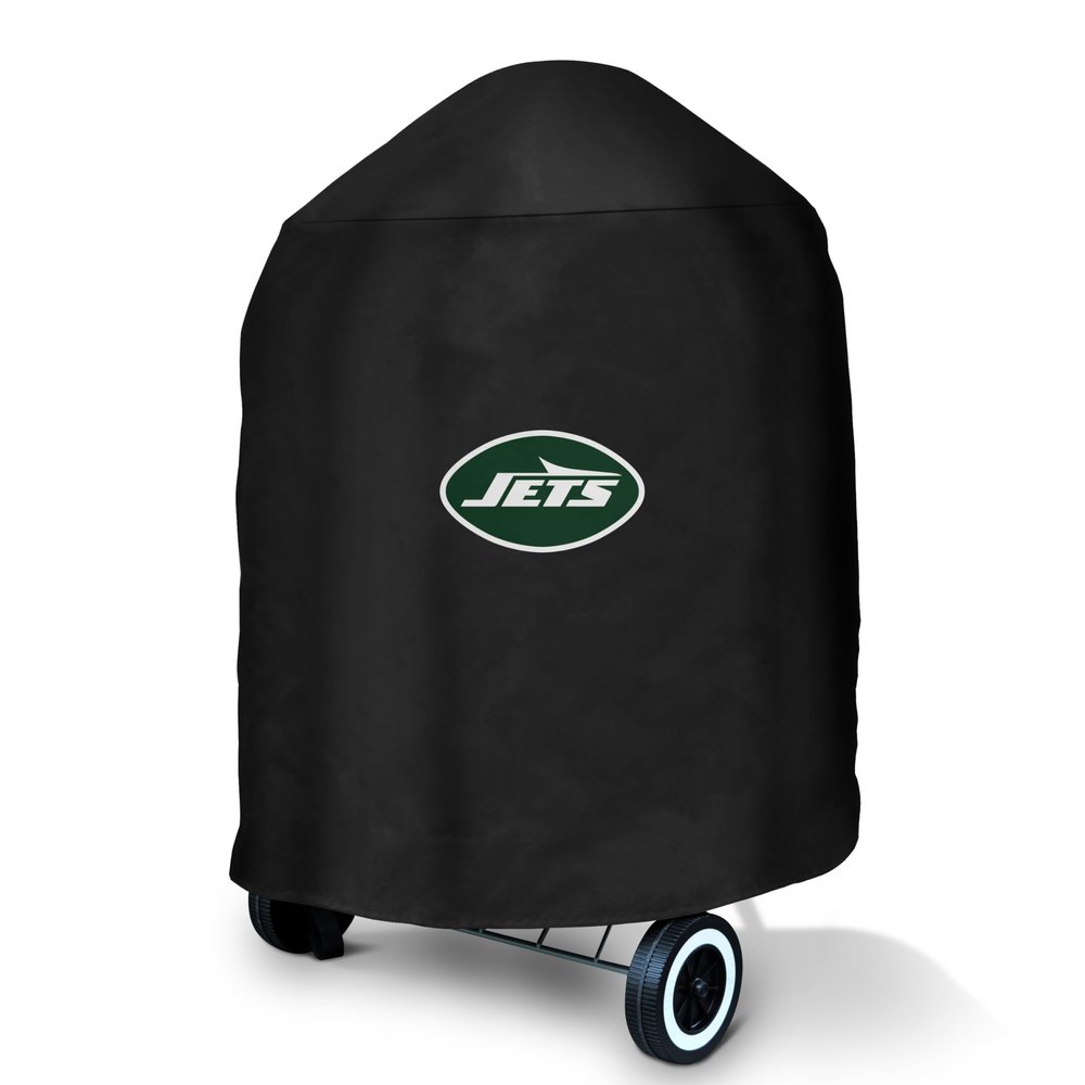 FANMATS 42848 NFL - New York Jets Kettle Style Grill Cover with Primary Team Logo - 25in x 25in x 35in