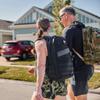 GORUCK Rucker 4.0 25L Black with White Embroidery - Purpose Built Rucking Backpack, Military Weight Training Rucksack w/Ruck Plate Pocket and Extra Padded Straps view 2