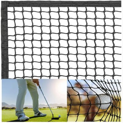 10FT x 20FT Strong Frequent Use Durable Multi-Sports Barrier Net Hitting Practice Nylon Netting with Around Finished Seam High Impact Indoor Outdoor Barrier Net for Golf Baseball Hockey Soccer