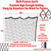 10FT x 20FT Strong Frequent Use Durable Multi-Sports Barrier Net Hitting Practice Nylon Netting with Around Finished Seam High Impact Indoor Outdoor Barrier Net for Golf Baseball Hockey Soccer view 3
