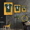 Sporticulture NFL American Football Green Bay Packers - Brett Favre Jersey Print Framed Wall Art Picture Poster for Boys Bedroom and Man Cave Decor - Ready to Hang, Green 27" x 39", Large view 3