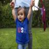 2T Royal Toddler Commemorative USA Eiffel Tower 2024 Team USA France Toddler T-Shirt view 3
