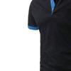 Maiyifu-GJ Men's Short Sleeve Polo Shirts Casual Slim Fit Basic Designed Cotton Shirts Slim Fit Golf T Shirt (Black bu,Small) view 3