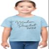 Go All Out 5T Light Blue Toddler Script Madam President Toddler T-Shirt view 2