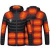BOXIACEY Heated Coat for Women Rechargeable Heating Jacket Electric Warming Coat Heated Jacket with Detachable Hood view 1
