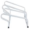 CUMYZO Bicycle Stand for 4 Bikes Floor Freestanding Galvanized Steel,Sporting Goods,Outdoor Recreation,Cycling,Bicycle Accessories,Bicycle Stands & Storage,Silver,6kg/13.2ib view 4