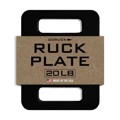 GORUCK Ruck Plate 20LB - USA Made Weighted Plates for Rucking, Strength Training & Fitness, Compatible w/Rucker & Ruck Plate Carrier