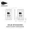GORUCK Ruck Plate 20LB - USA Made Weighted Plates for Rucking, Strength Training & Fitness, Compatible w/Rucker & Ruck Plate Carrier view 3