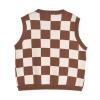 Hyipels Women's Sweater Vest,Y3K Sleeveless Pattern Preppy Style Knitted Crop Tank Top for Girl view 3