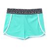 Yruioon Girls Floral High Waistband Swim Shorts Quick-Dry Boyshorts Trunk Summer Hot Bottoms Geometric Black 12 Years view 3