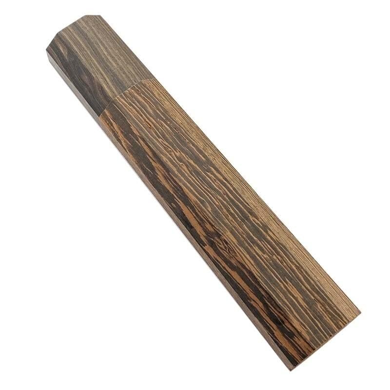 Echeson 1PC Solid Wood Japanese Octagonal Blank Knife Handle DIY Replacement Fits for Fruit Knives, Boning Knives(Small)