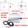 72V Motor Kit 3000W Electric Brushless DC Motor Kit 4900RPM Go Kart Electric Motor 5.4N.M Electric Dirt Bike Motor No Bracket BLDC Motor for Electric Scooter Ebike Controller Ebike Throttle with Key view 4