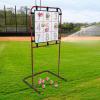 YIJU 9 Pocket Baseball Pitching Target Pitcher Training Equipment Numbered Pitching for Batting view 2