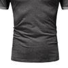 JEKE-DG Men's Slim Fit Color Matching Polo Shirt Lightweight Soft Golf Lapel T Shirt Casual Solid Short Sleeve T-Shirts (Dark Grey,4XL) view 4