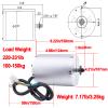 36V Motor Kit 1000W Electric Brushless DC Motor Kit 5.7N.M Go Kart Electric Motor 3100RPM Electric Dirt Bike Motor No Bracket BLDC Motor for Electric Scooter Ebike Controller Ebike Throttle with Key view 4