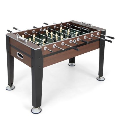 Goplus 54" Foosball Table for Adults, Full Sized Game Tables with 2 Balls, Wood Arcade Soccer Table Game for Indoor Game Room Family Night