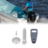 FUZHUI Quality Transom Clamp Made of Stainless Steel and Aluminum for 15HP 30HP 40HP Outboard Motors, Boat Mounting Clamp Kit, Installation with Locking Pressure, FUZHUIo1gmrbup2e view 4