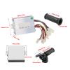 EIMSOAH Brushed Speed Controller for MX350 Electric Scooter, 24V 350W, with Throttle Grip, LCD Power Display, Aluminum Housing view 4