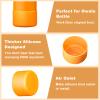 2PCS Silicone Water Bottle Boot for Owala 40oz, Protective Bottom Bumper Anti-Slip Sleeve for FreeSip, Twist, and Flip Stainless Steel Bottles, Dishwasher Safe and BPA Free(Orange) view 4