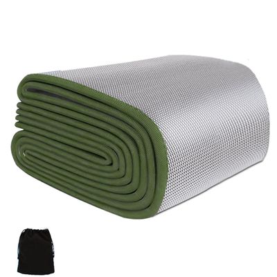 AITAF Aluminium Sleeping Mat Foam Mats, Sleeping Mat 9mm Thick Outdoor Double-Sided Moisture-Proof Foldable Tent for Camping Insulated Mat Foldable Tent Mat Floor Mat Thermal Mat(1m x 2m)