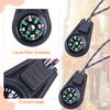 50 Pack Kids Compass Bulk Mini Compass for Kids,Children's Classroom Compass for Navigation Lesson,Plastic Compass for Party Favor/Hiking/Boy Scout/Outdoor Survival (Black) view 4