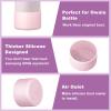2PCS Silicone Water Bottle Boot for Owala 40oz, Protective Bottom Bumper Anti-Slip Sleeve for FreeSip, Twist, and Flip Stainless Steel Bottles, Dishwasher Safe and BPA Free(Pink) view 4
