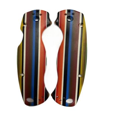1 Pair Colorful G10 Scales Fits for Paramilitary 2 C81, Custom Handle Patch DIY Replacement Accessory