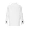 Blazers for Women Casual Open Front Long Sleeve Work Office Blazer Jacket Fashion Button Lapel Blazer with Pockets, Womens Blazer view 4