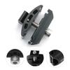 Bicycle Seatpost Head Aluminum Alloy Bicycle Seatpost Clamp Head Seatpost Clamp Parts Post Head Saddle Pipe Head for Mountain Bike Cycling (Black) view 3