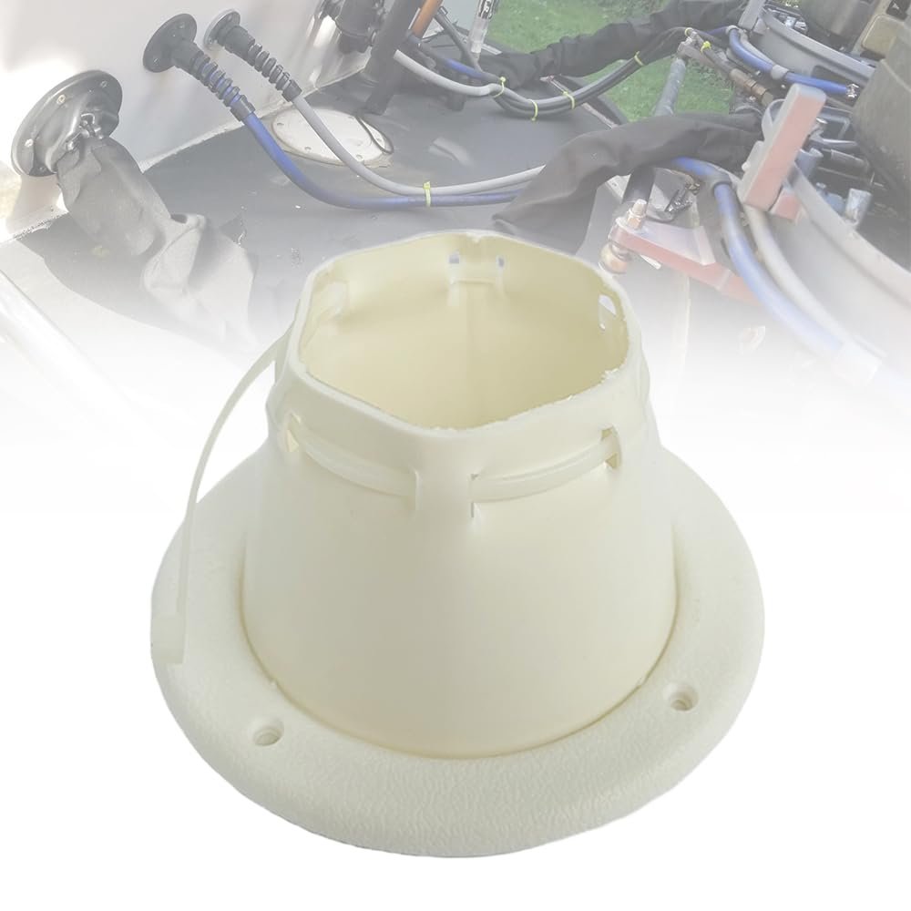 Marine Cable Boot - Boat Transom Steering Wires Boot Protect Fuel Lines (White, 3.2ID)