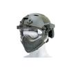 Goldenball Pilot Airsoft Paintball Full Face Helmet w/Steel Mesh Face Guard (Olive Drab Green) view 1