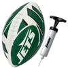Franklin Sports NFL New York Jets Football - Youth Football - Mini 8.5" Rubber Ball - Perfect for Kids - Team Logos and Colors view 1