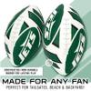 Franklin Sports NFL New York Jets Football - Youth Football - Mini 8.5" Rubber Ball - Perfect for Kids - Team Logos and Colors view 3