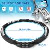 APECYC Bike Locks Heavy Duty Anti Theft, 5 Digit Combination Bike Chain Lock, 4FT Security Bicycle Lock Hardened Steel Square Chains for Bicycle, E-Bike, Motorcycle, Scooter, Gate view 2