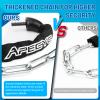 APECYC Bike Locks Heavy Duty Anti Theft, 5 Digit Combination Bike Chain Lock, 4FT Security Bicycle Lock Hardened Steel Square Chains for Bicycle, E-Bike, Motorcycle, Scooter, Gate view 3