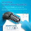 APECYC Bike Locks Heavy Duty Anti Theft, 5 Digit Combination Bike Chain Lock, 4FT Security Bicycle Lock Hardened Steel Square Chains for Bicycle, E-Bike, Motorcycle, Scooter, Gate view 4