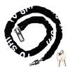 Bike Chain Lock, Bicycle Lock with 2 Keys, Bike Locks Heavy Duty Anti Theft, Bike Lock Chains for Motorbikes, Trucks, Iron Gates, Trolleys, Scooters (Black) view 1