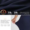 baleaf Fleece Lined Pants Joggers Women Winter Running Gear Waterproof Thermal Sweatpants Cold Weather Hiking Jogging Navy XL view 4