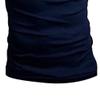 JEKE-DG Men's Slim Fit Color Matching Polo Shirt Lightweight Soft Golf Lapel T Shirt Casual Solid Short Sleeve T-Shirts (Navy Blue White,6XL) view 4