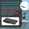 2990906 Handle Assembly Compatible with Minn Kota Quick Release Bracket 1854021 (MKA-21) and 1854017 (RTA-17), Handle Measures 5-3/4" in Width view 4