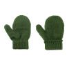 Toddler Mittens Kids Soft Knitted Gloves Warm Toddler Winter Mittens Thick Cold Protection Gloves for Baby Boys Girls Green view 2