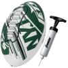 Franklin Sports NFL New York Jets Football - Youth Mini Football - 8.5" Junior Size Ball - SPACELACE Easy Grip Texture- Perfect for Kids view 1