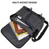 WITZMAN Messenger Bag for Men Crossbody Large Lightweight Shoulder Bag Nylon Satchel Bag With 15.6-inch LaptopB701 Silvery Grey view 4