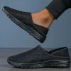 Men Casual Shoes Walking Shoes for Men Men's Running Shoes Breathable Sneakers Soft Sole Lightweight Athletic Shoes (Black, 5.5) view 2