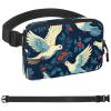 Red Flowers and White Doves-1769 Belt Bag for Men and Women Fanny Pack,Belt Bag with Adjustable Strap,Fashion Crossbody Everywhere Belt Bag for Travel Outdoors Running Hiking view 1