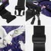 Pink Flower Peace Dove-1704 Unisex Style Fanny Pack: Fashion Waist Packs, Crossbody Bags Sport Slim Fashionable for Jogging Hiking Hiker Woman Man view 4
