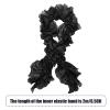Mikovivi Organza Boa, 1920s Boa Accessories for Women's Concert Party Dance Show Halloween Costume (Black) view 2