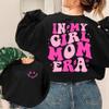 HQP in My Girl Mom Era Sweatshirt Mama Sweatshirt Mom Life Letter Printed Shirt Casual Long Sleeve Pullover Mama Gifts Tops Black view 2