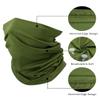 Fishing Neck Gaiter, Sun Protection Face Mask, Cooling Neck Shield Scarf Cycling Balaclava Bandana for Men and Women (Olive Green) view 3