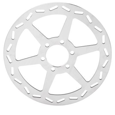 180mm Steel Disc Brake Rotor for Road, Mountain, BMX, Bikes 6 Hole 2.5mm Thickness Lightweight, Heat Dissipating for Enhanced Braking Performance